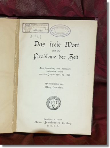 Bundesversammlung der Freigeistigen Aktion für humanistische Kultur: Vorstand wurde wiedergewählt | Freude über erneute Buch-Restitution