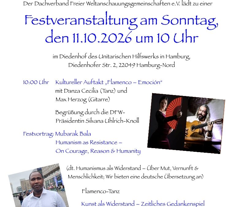 Einladung zur Festveranstaltung