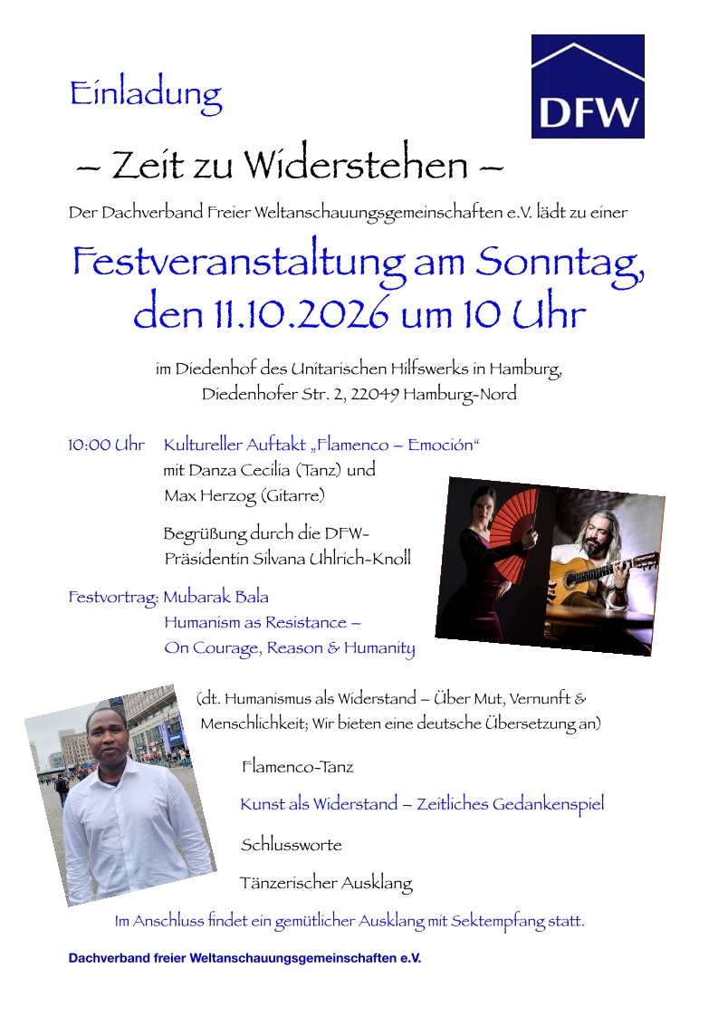 Einladung zur Festveranstaltung